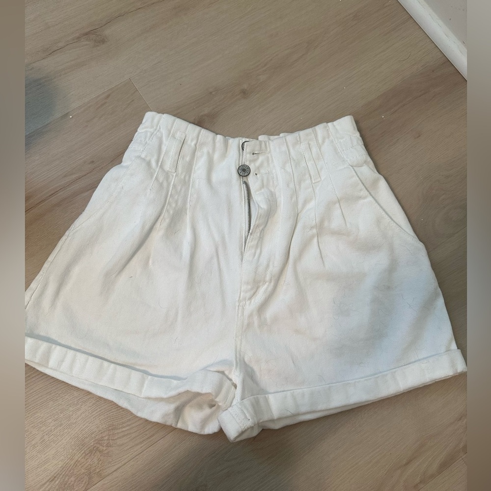 Women's White Shorts